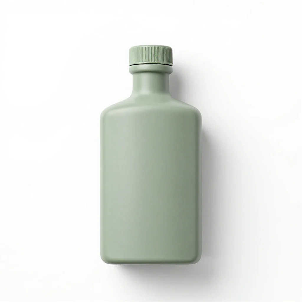 Whiskey bottle isolated on a white background