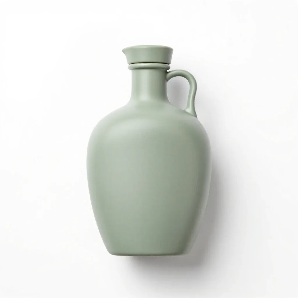 Whiskey jug isolated on a white background