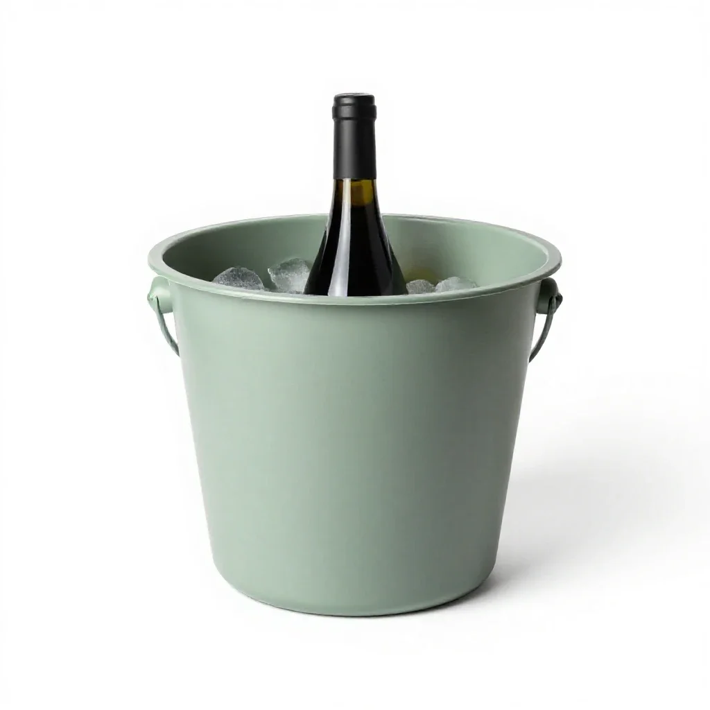 Wine bucket isolated on a white background