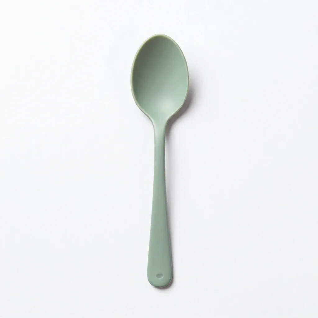 Iced-tea spoon isolated on a white background