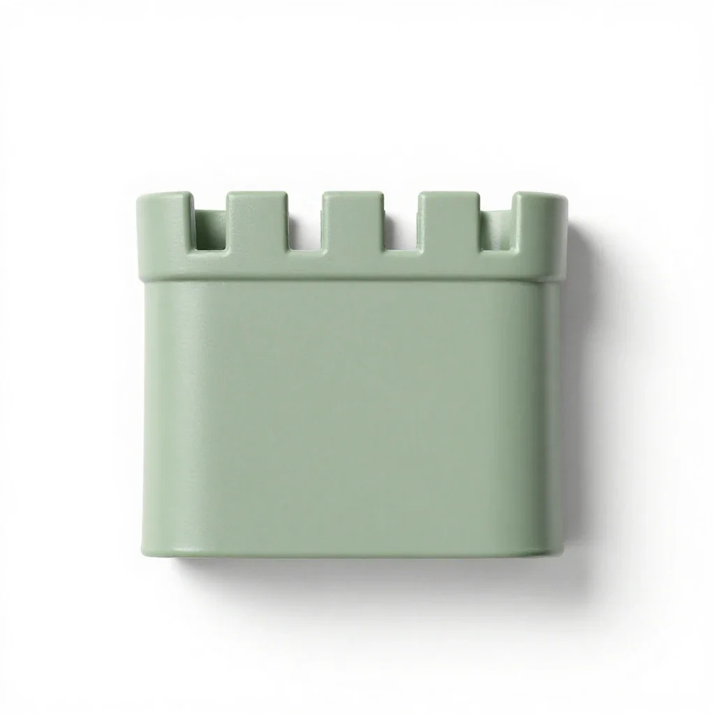 Battlement isolated on a white background
