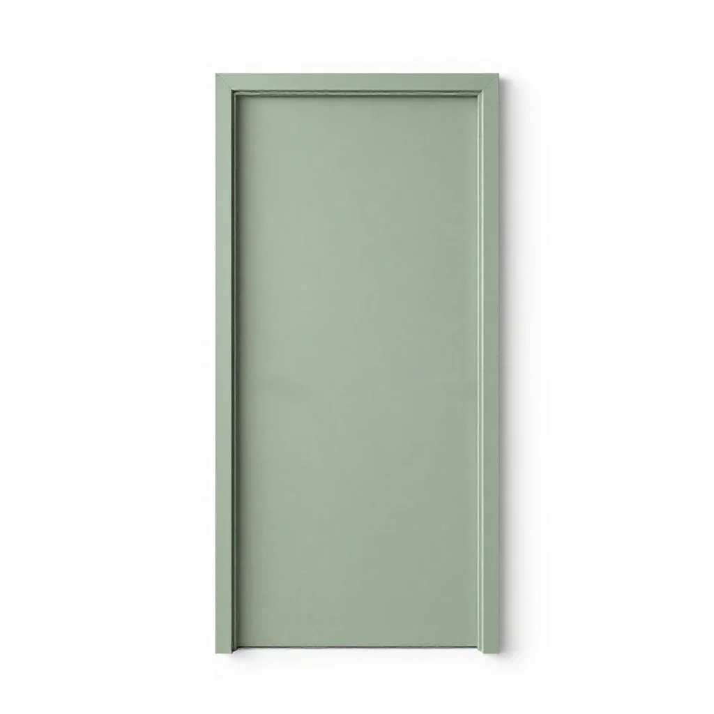 Bi-fold door isolated on a white background