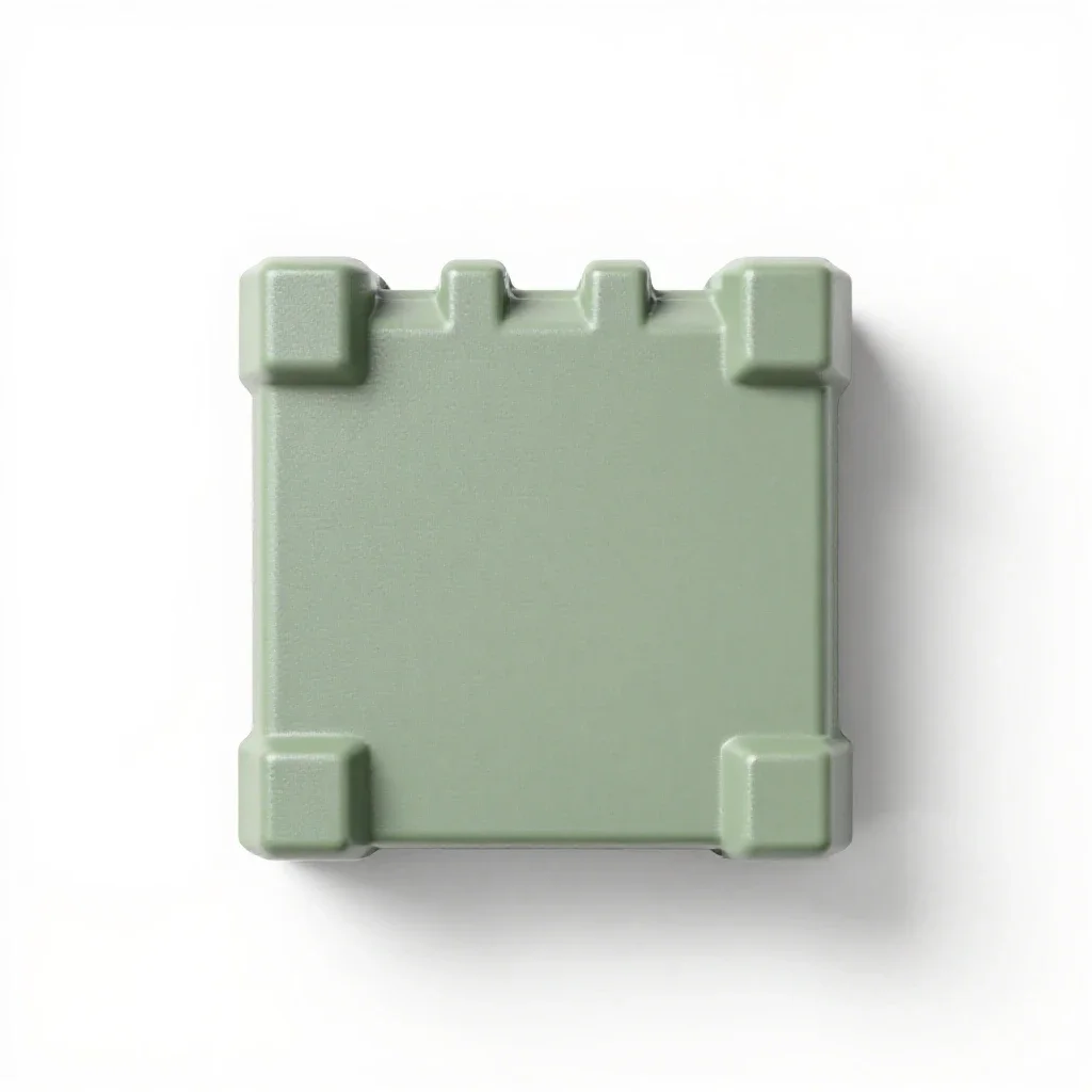 Blockhouse isolated on a white background