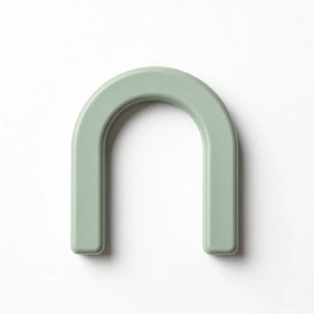 Abutment arch isolated on a white background