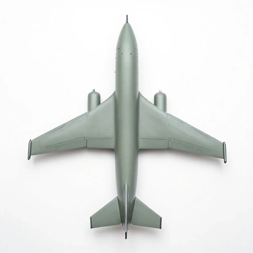 Airframe isolated on a white background
