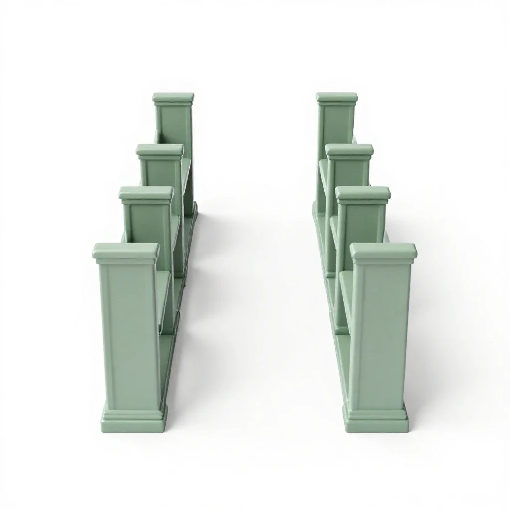 Aisle isolated on a white background