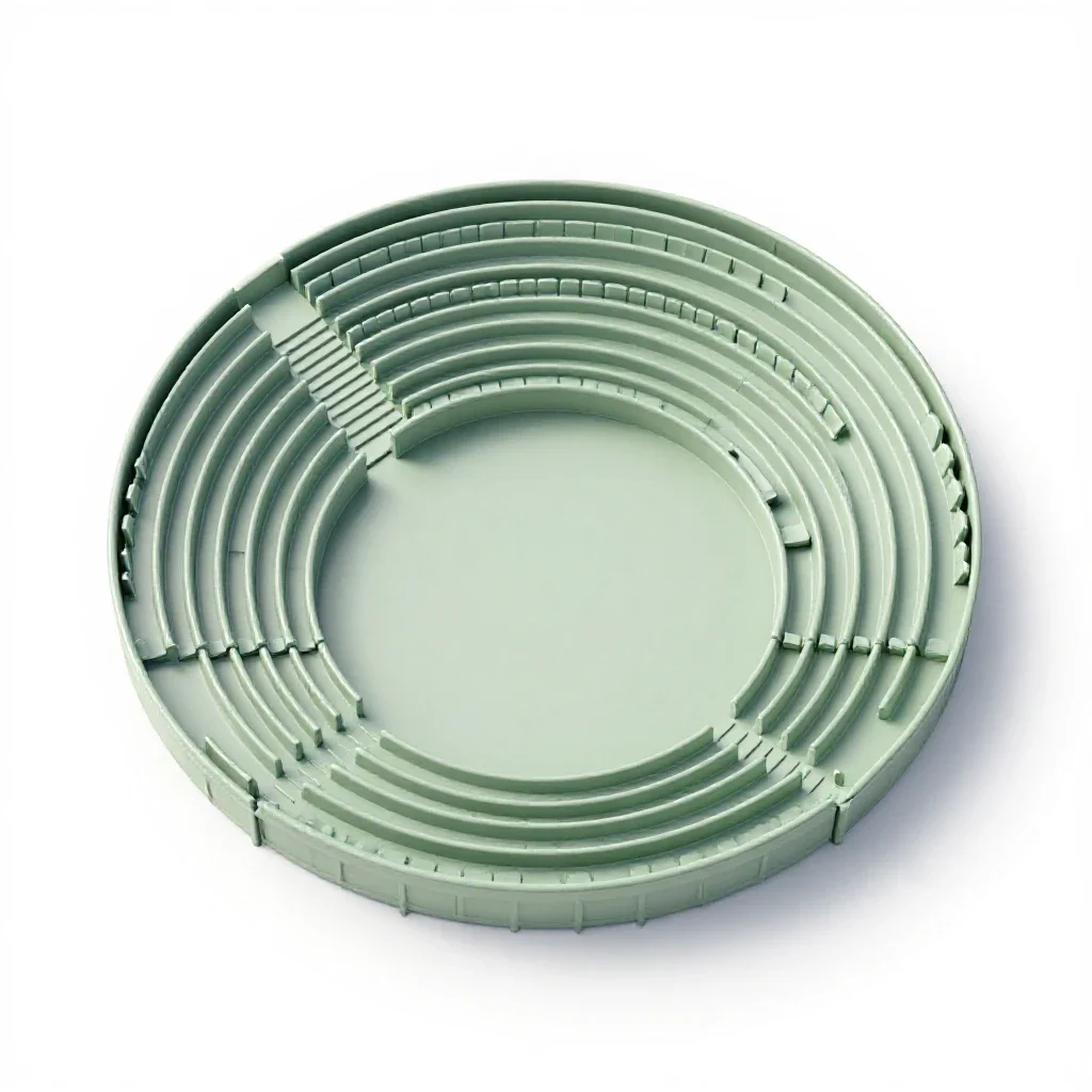 Amphitheater isolated on a white background