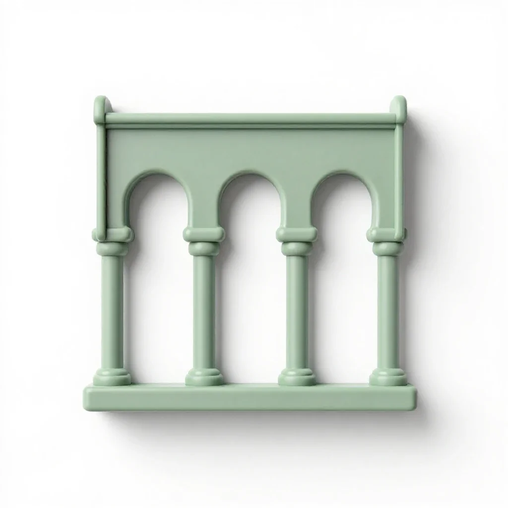Arcade isolated on a white background