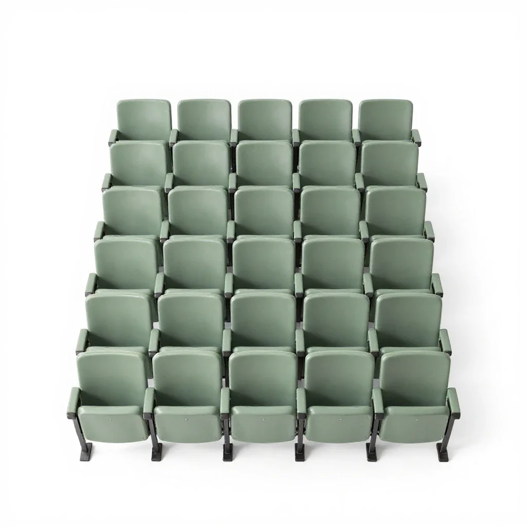 Auditorium isolated on a white background