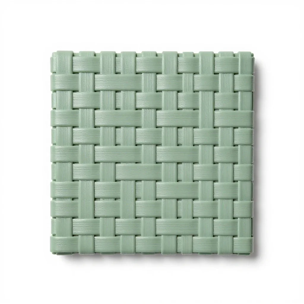 Basket weave isolated on a white background