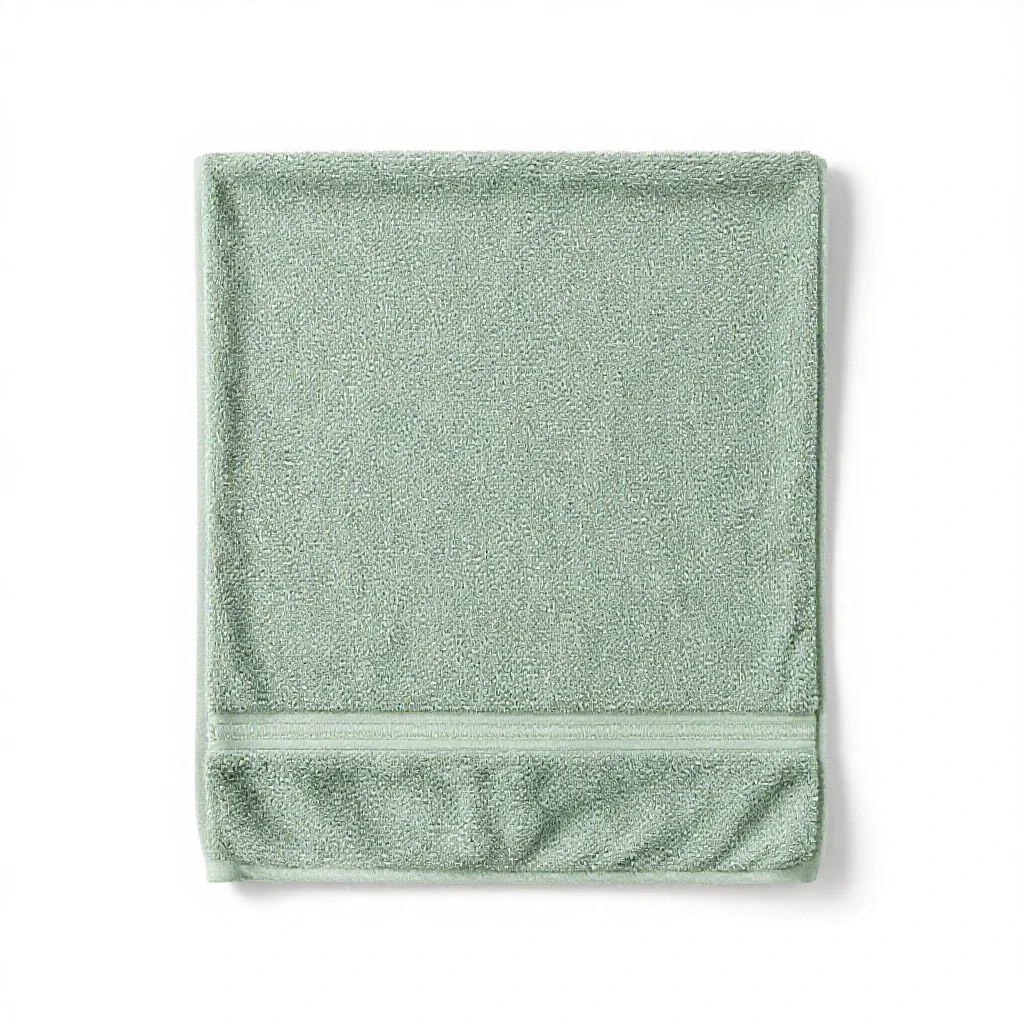 Bath towel isolated on a white background