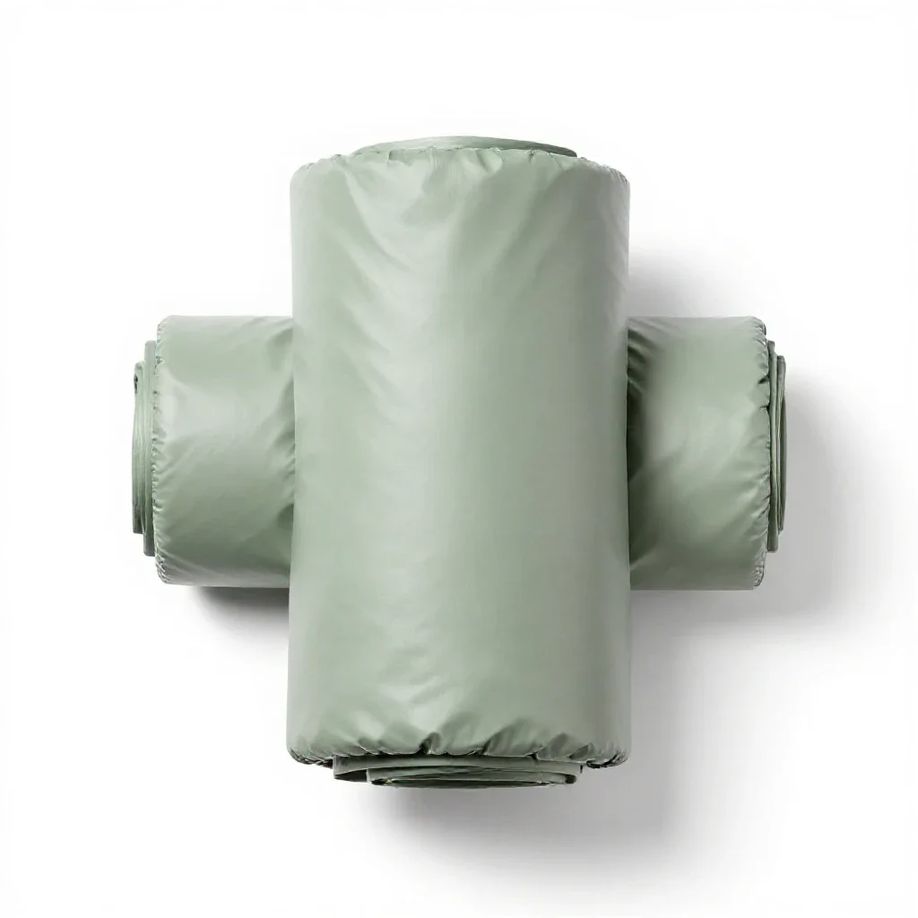 Bedroll isolated on a white background