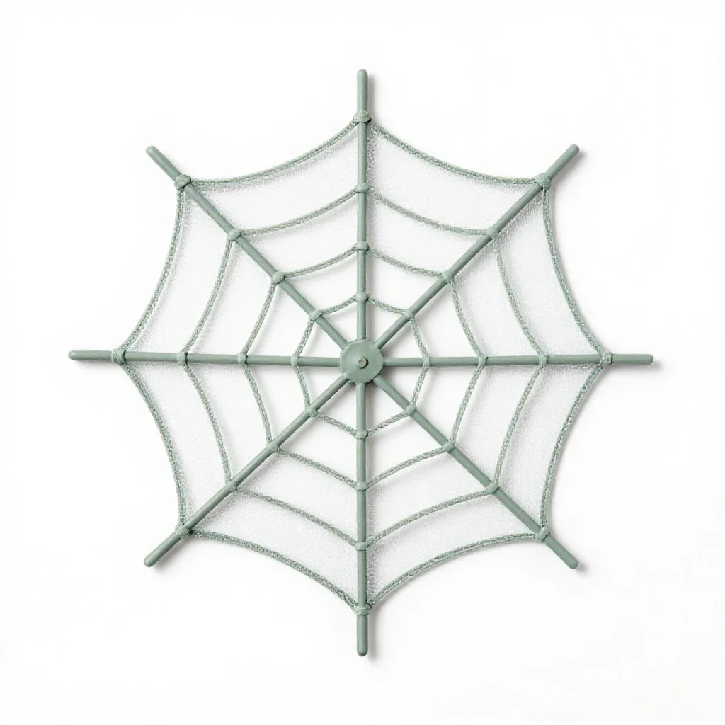 Cobweb isolated on a white background