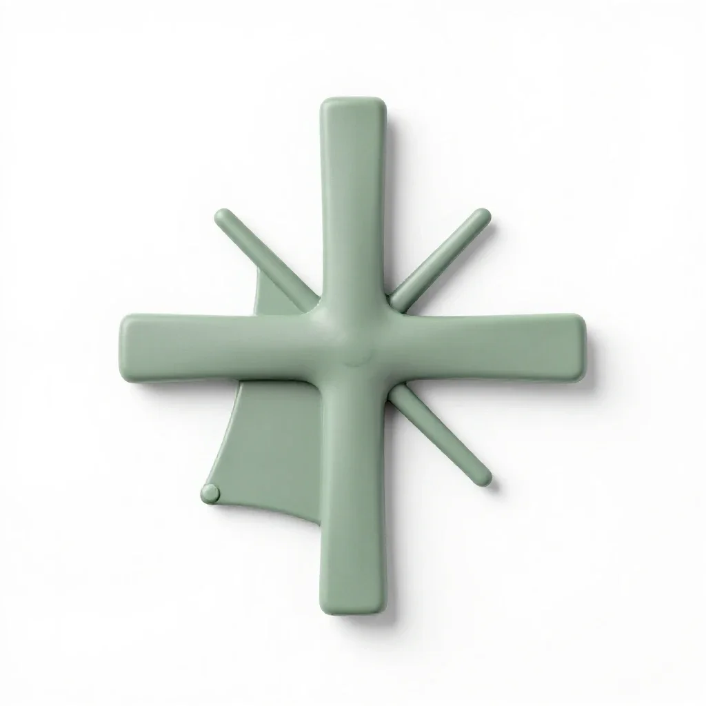 Crossjack isolated on a white background