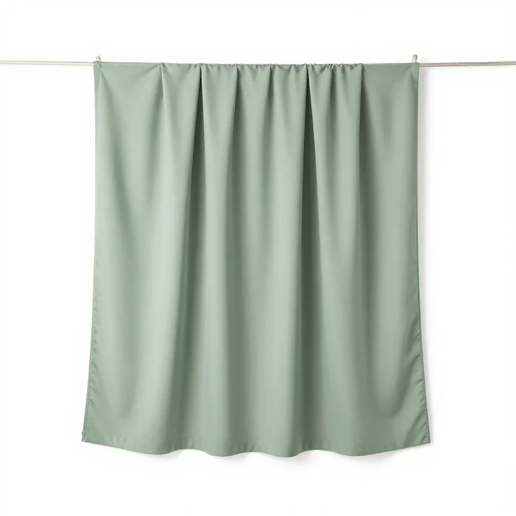 Drapery isolated on a white background