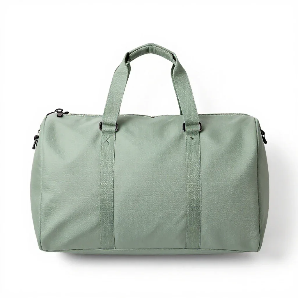 Duffel isolated on a white background