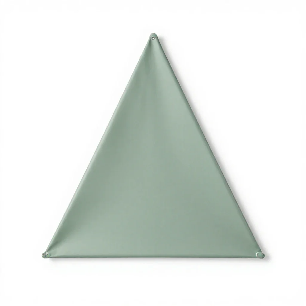 Gaffsail isolated on a white background