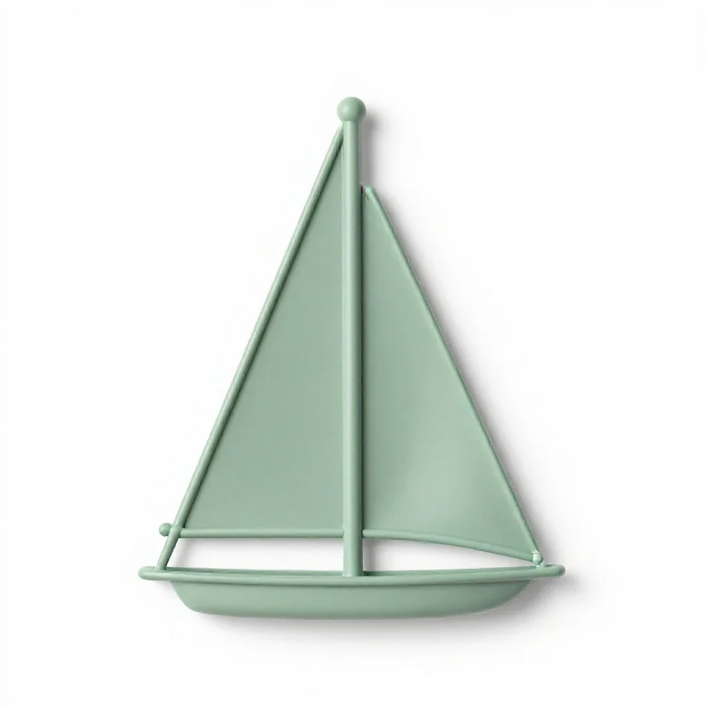Lugsail isolated on a white background