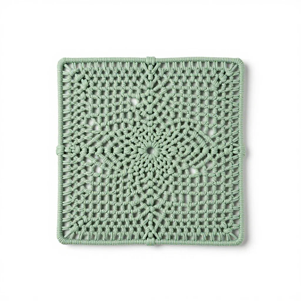 Macrame isolated on a white background