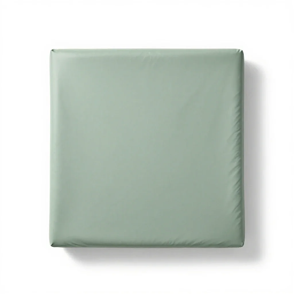 Mattress cover isolated on a white background