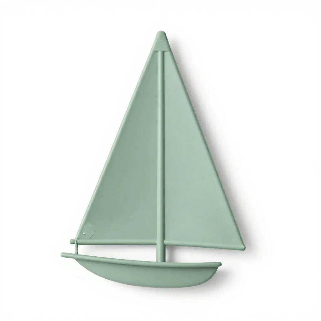 Spritsail isolated on a white background