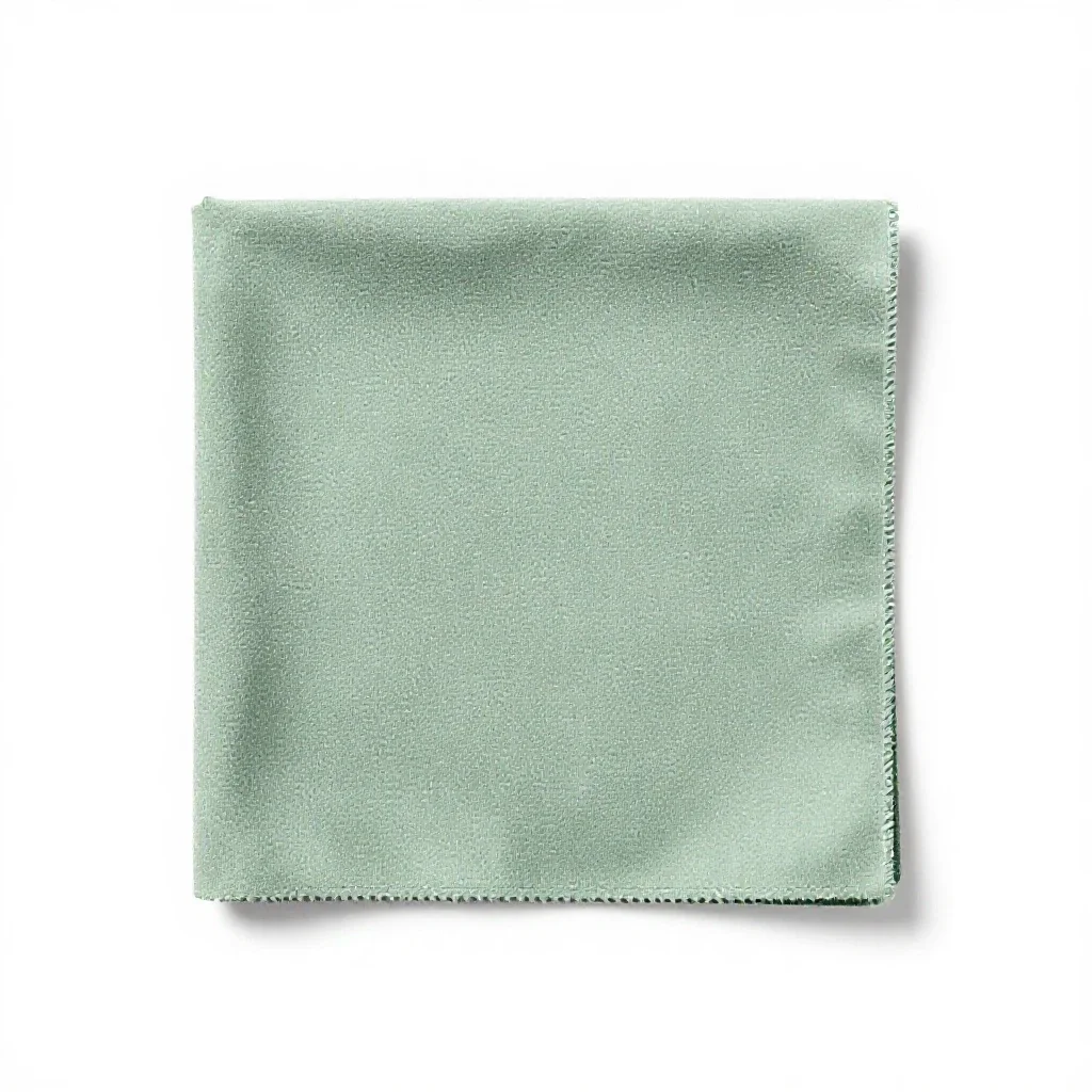 Suede cloth isolated on a white background