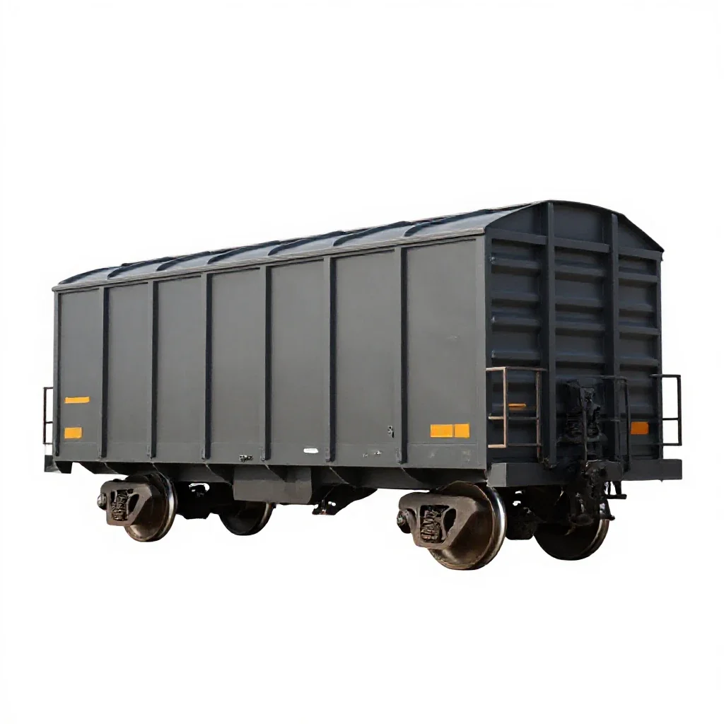 Boxcar isolated on a white background