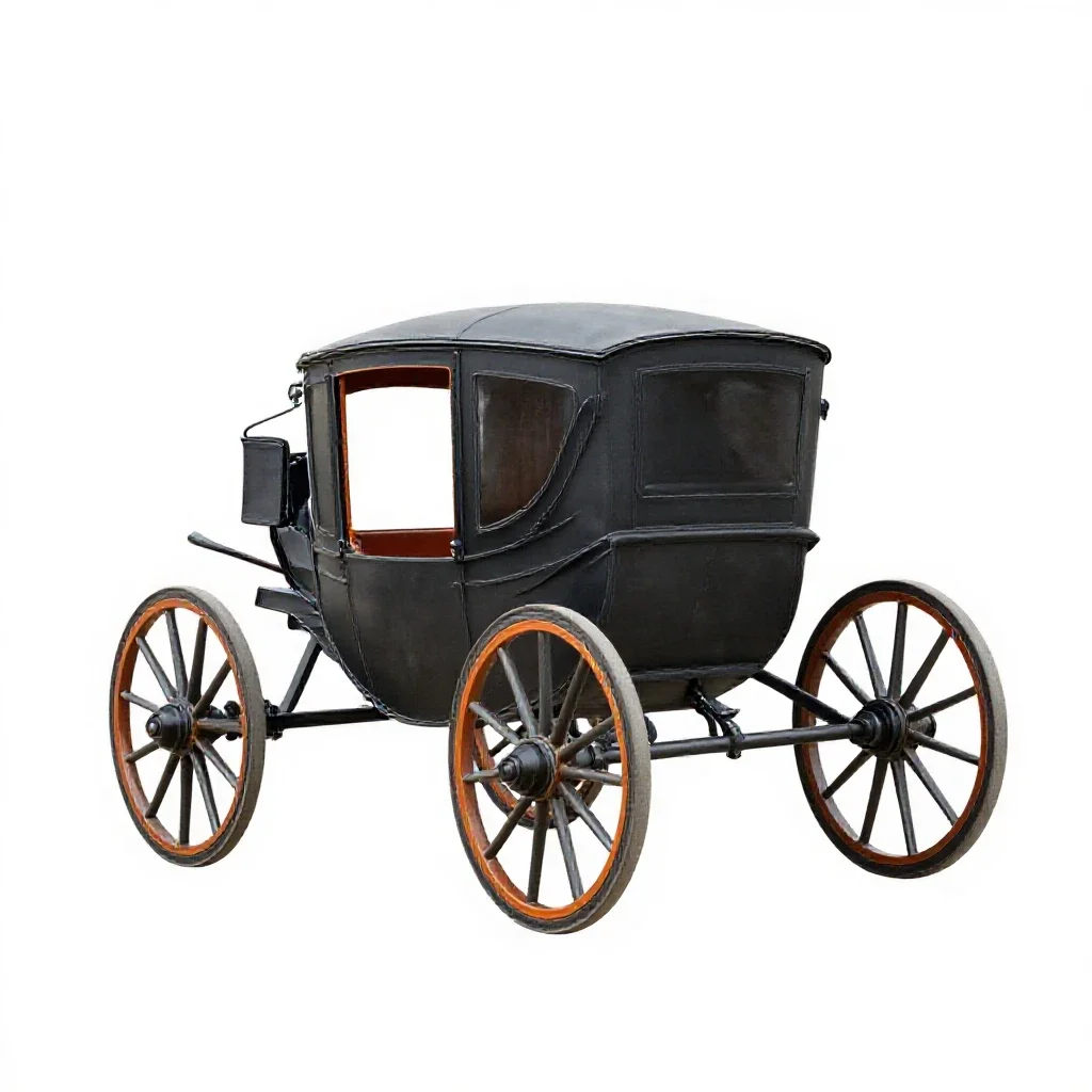 Carriage isolated on a white background