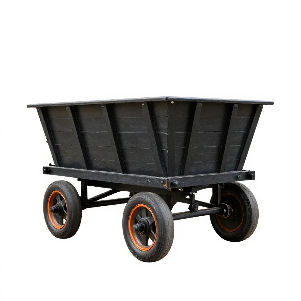 Cart isolated on a white background