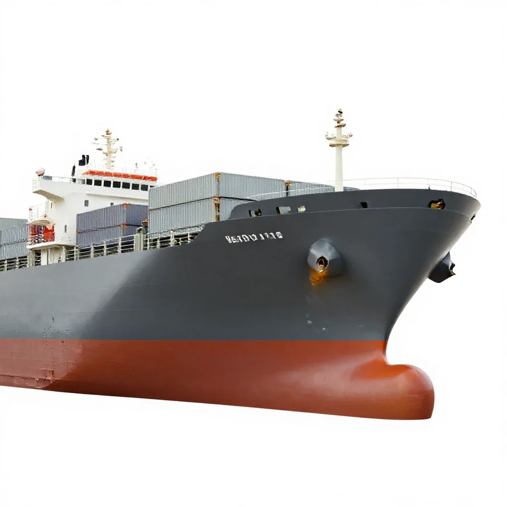 Cattleship isolated on a white background