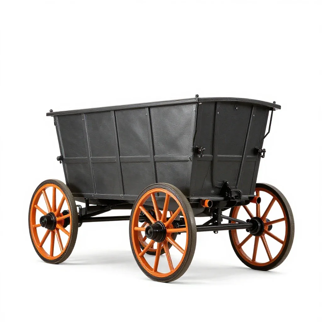 Chuck wagon isolated on a white background