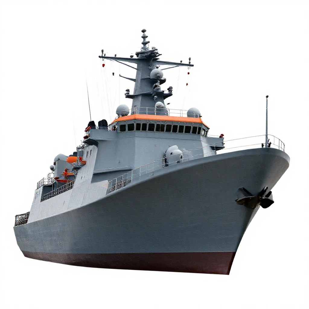 Cruiser isolated on a white background