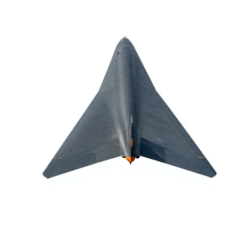 Delta wing isolated on a white background