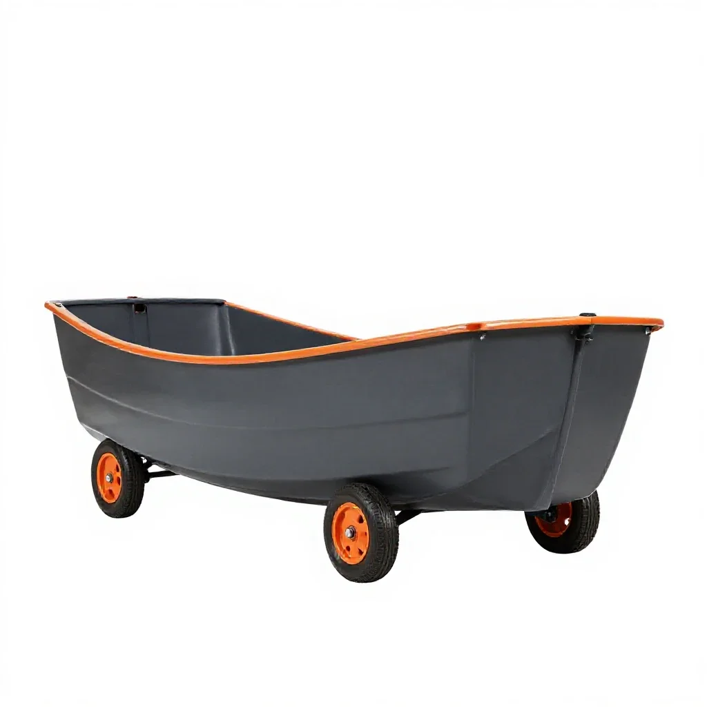 Dinghy isolated on a white background