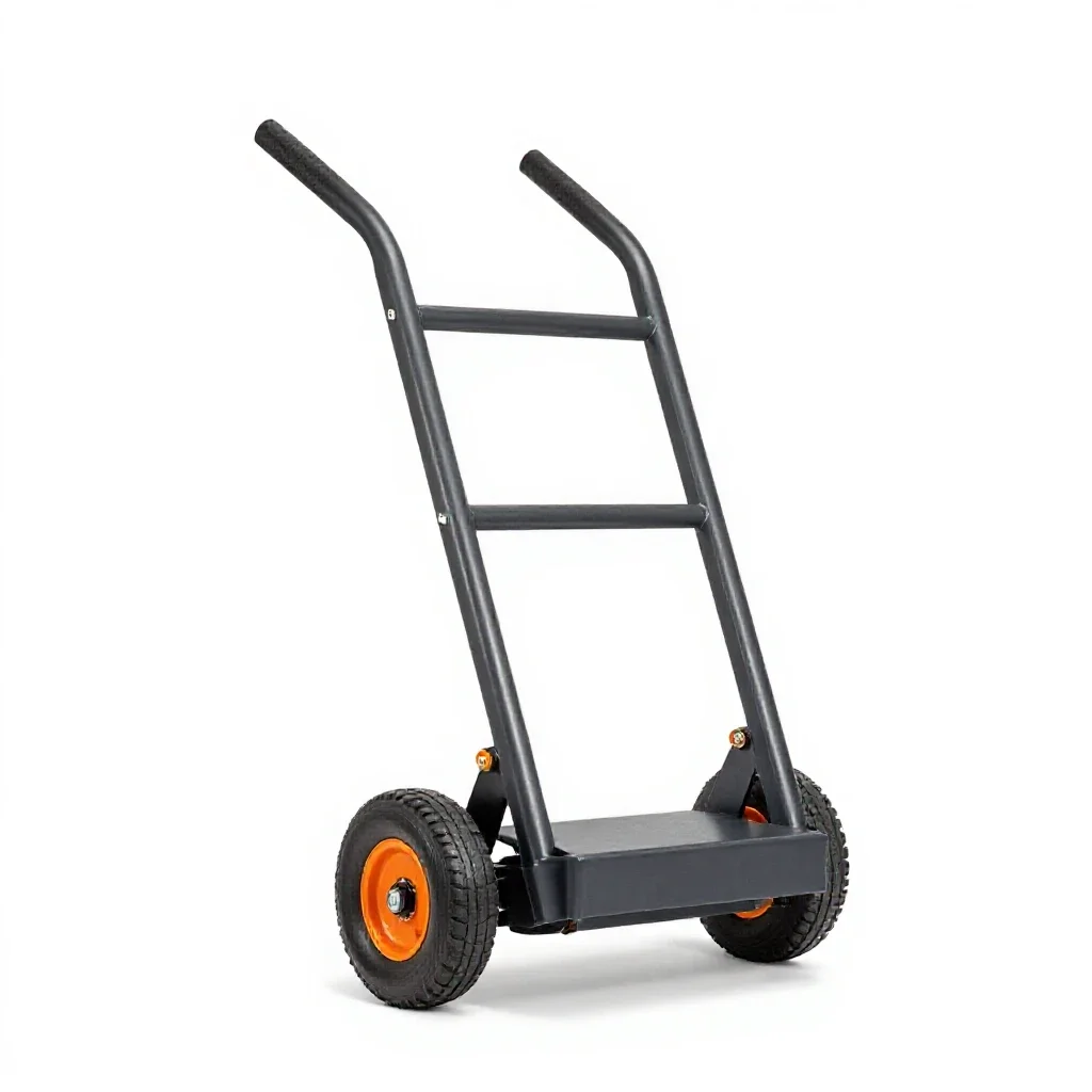 Hand truck isolated on a white background