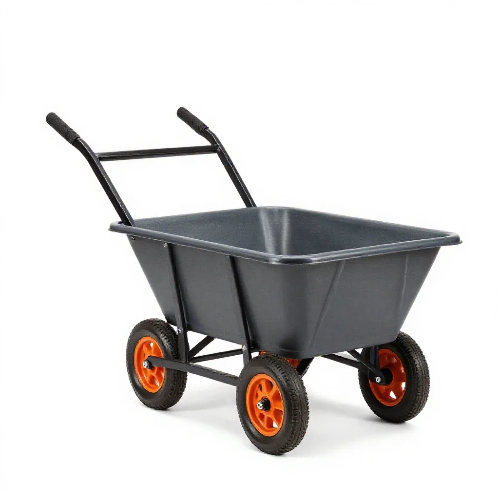 Handcart isolated on a white background