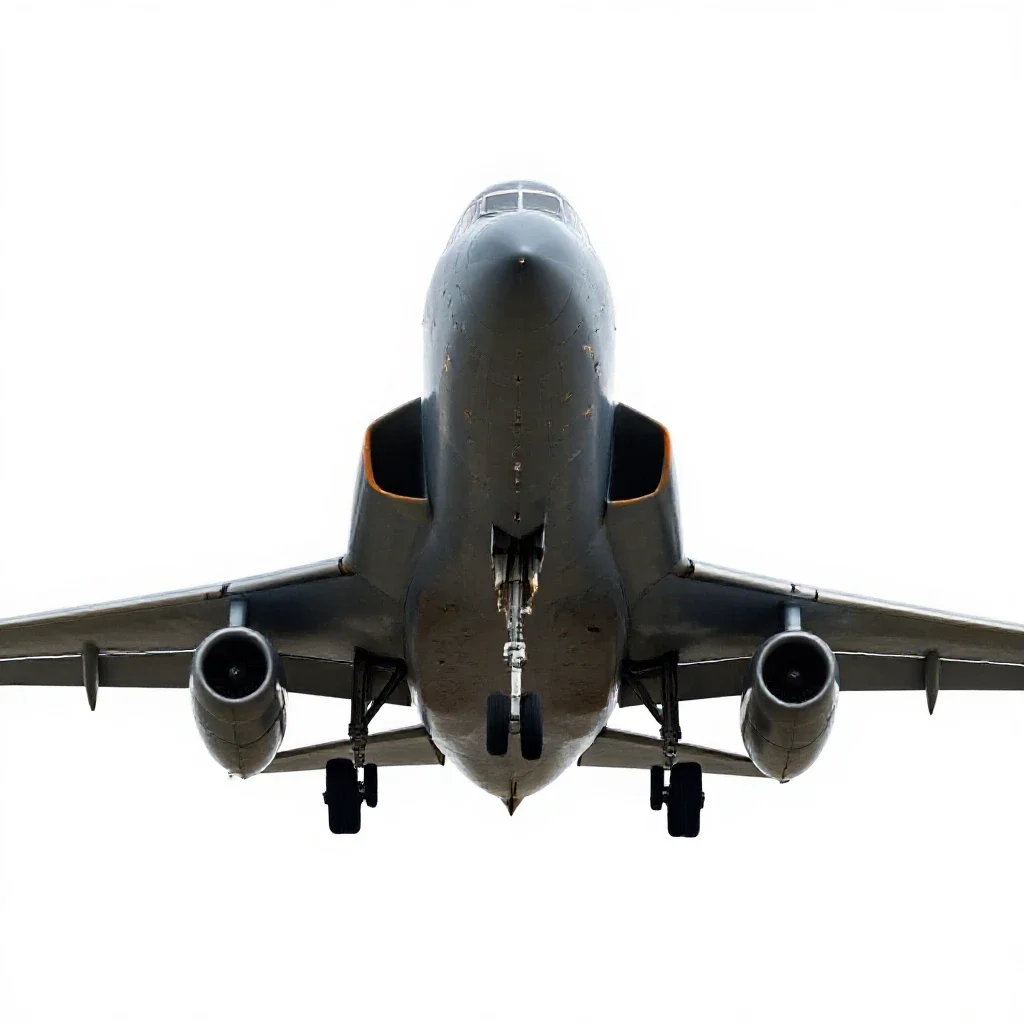Jet isolated on a white background