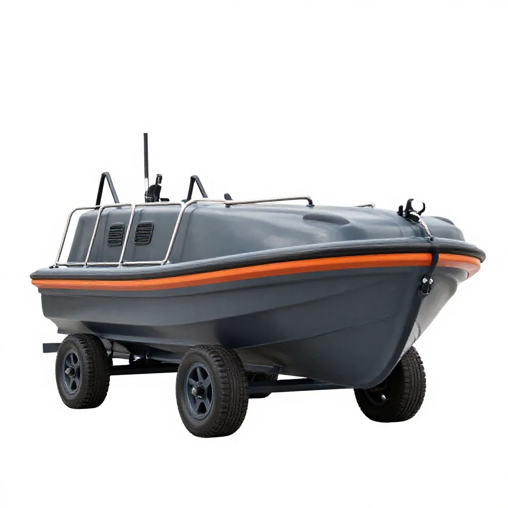 Lifeboat isolated on a white background