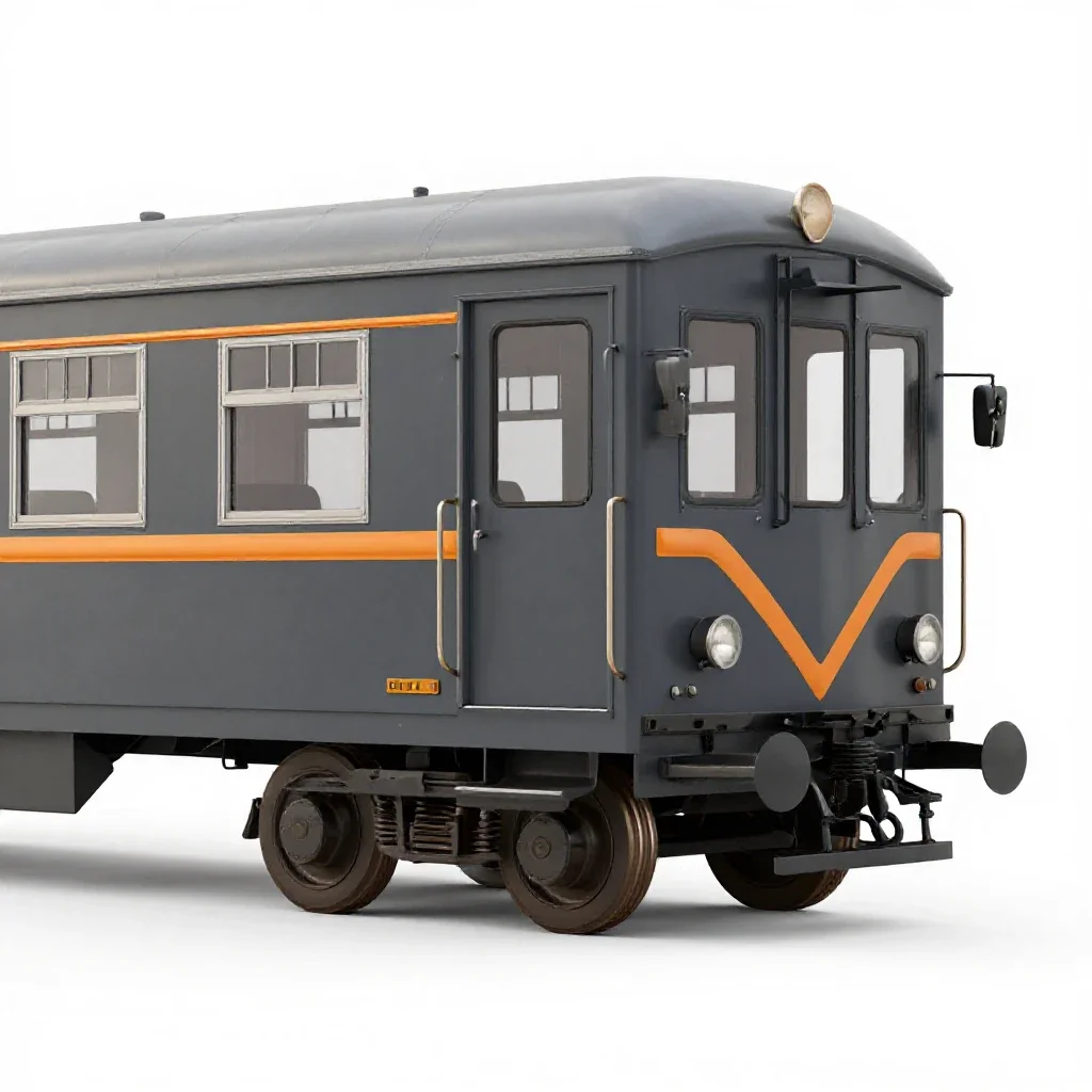Parlor car isolated on a white background