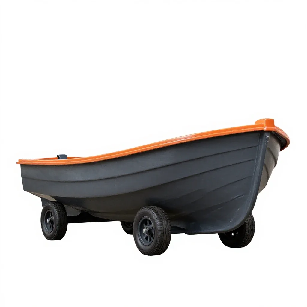 Picket boat isolated on a white background