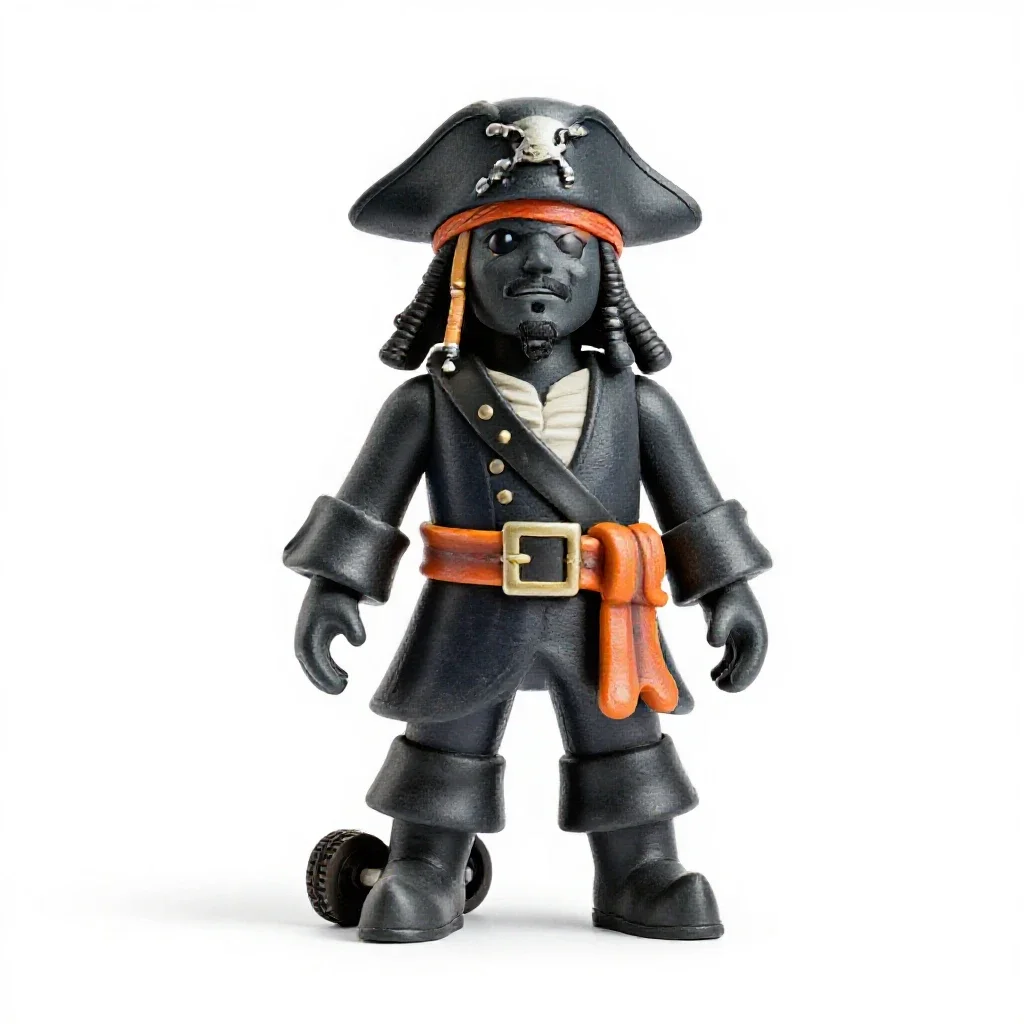 Pirate isolated on a white background