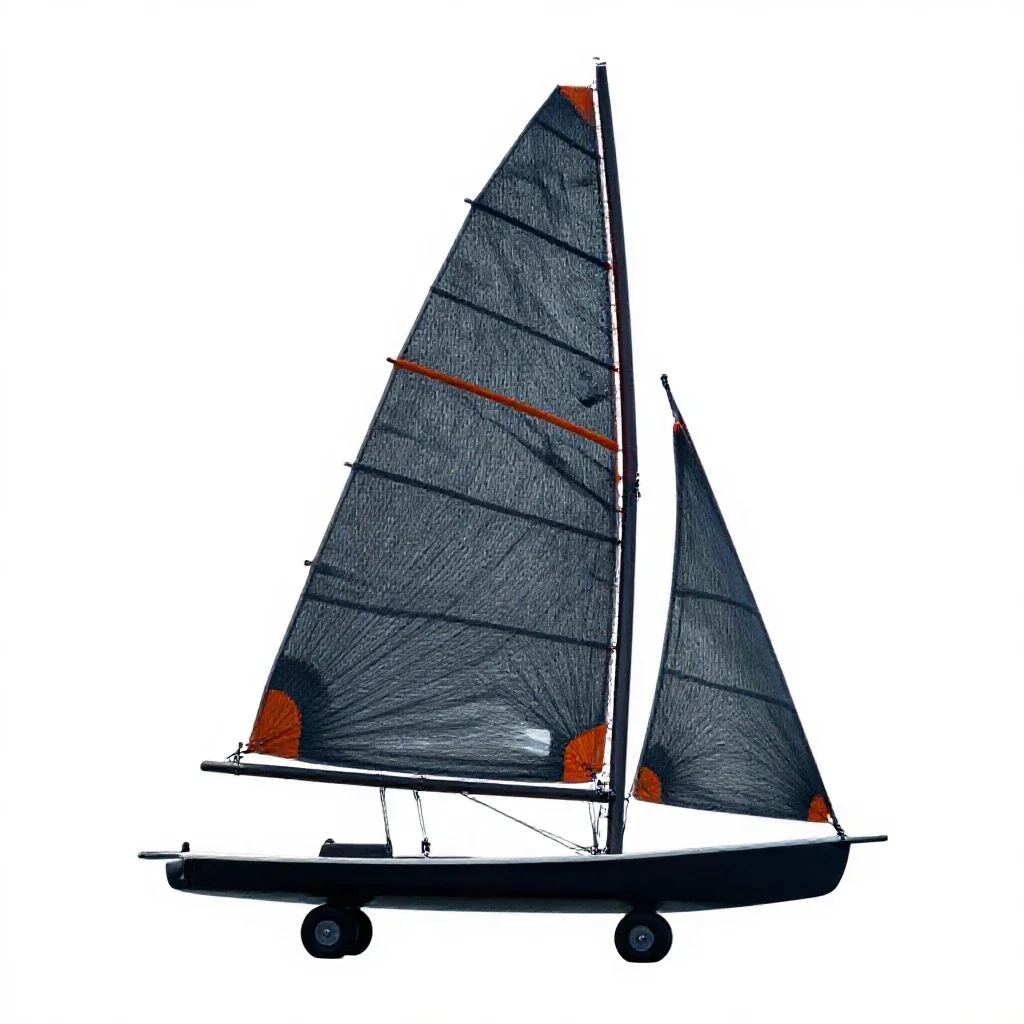 Raceabout isolated on a white background