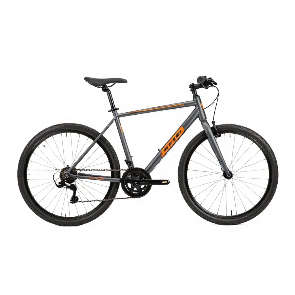 Safety bicycle isolated on a white background