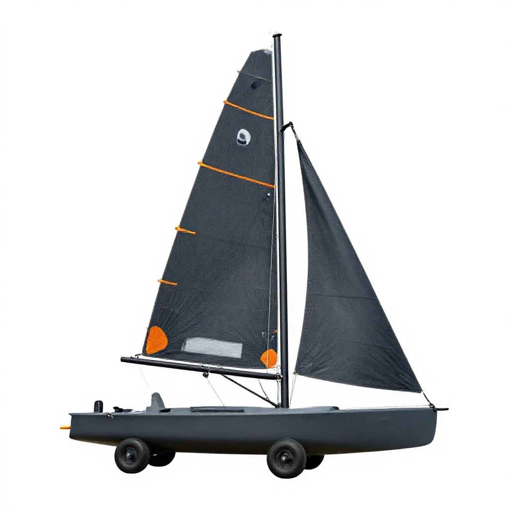 Sailboat isolated on a white background