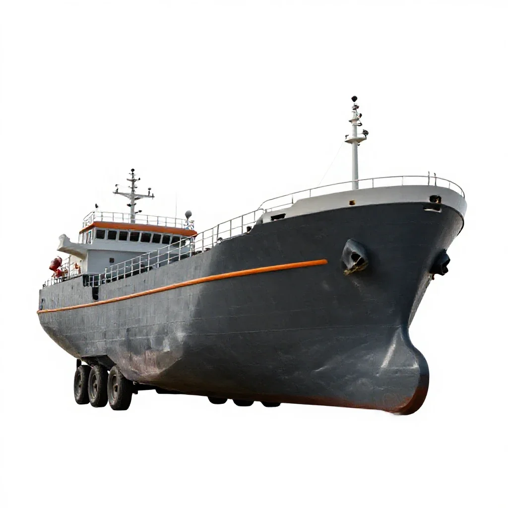 Ship isolated on a white background