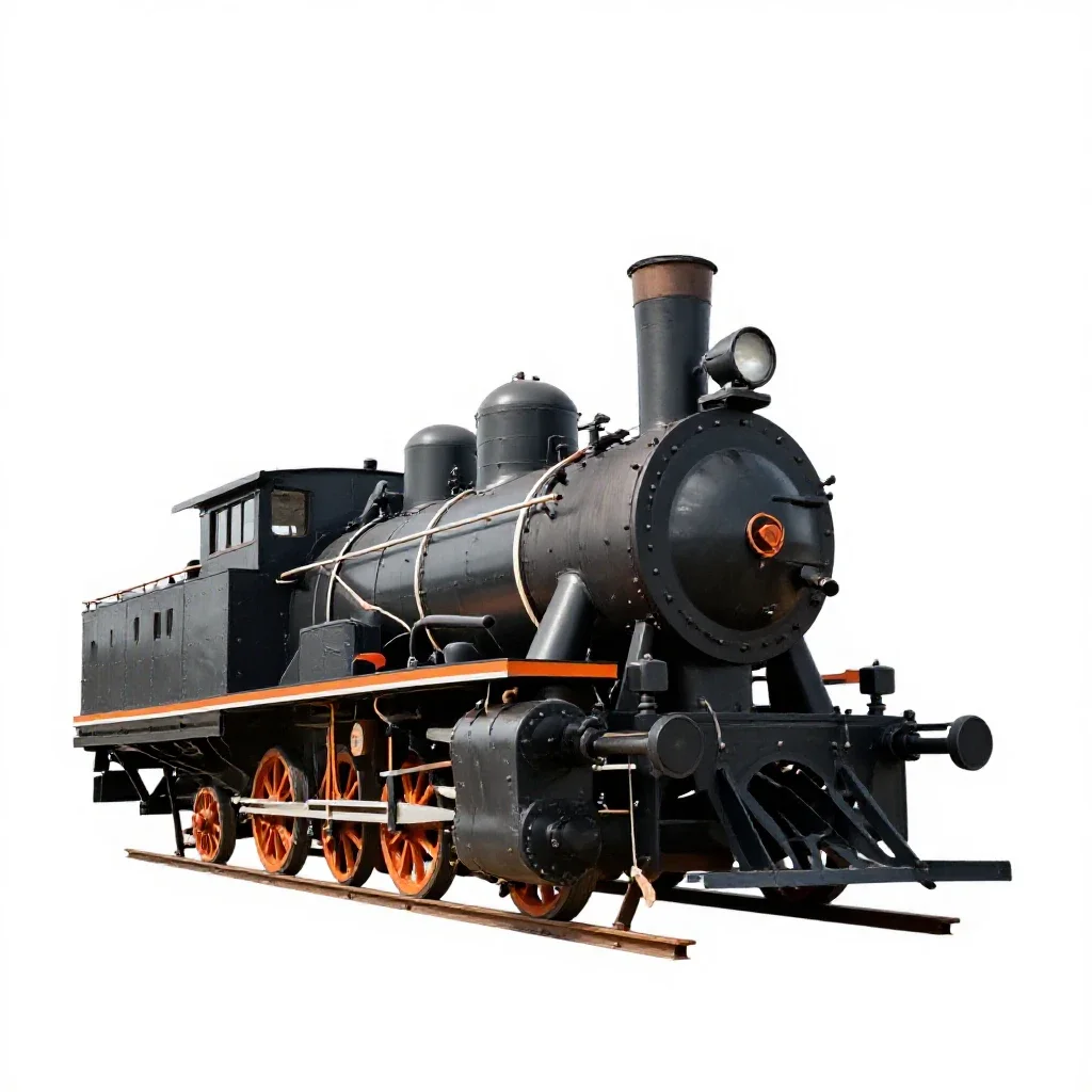 Steamboat isolated on a white background