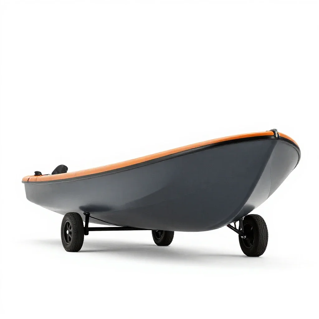 Surfboat isolated on a white background