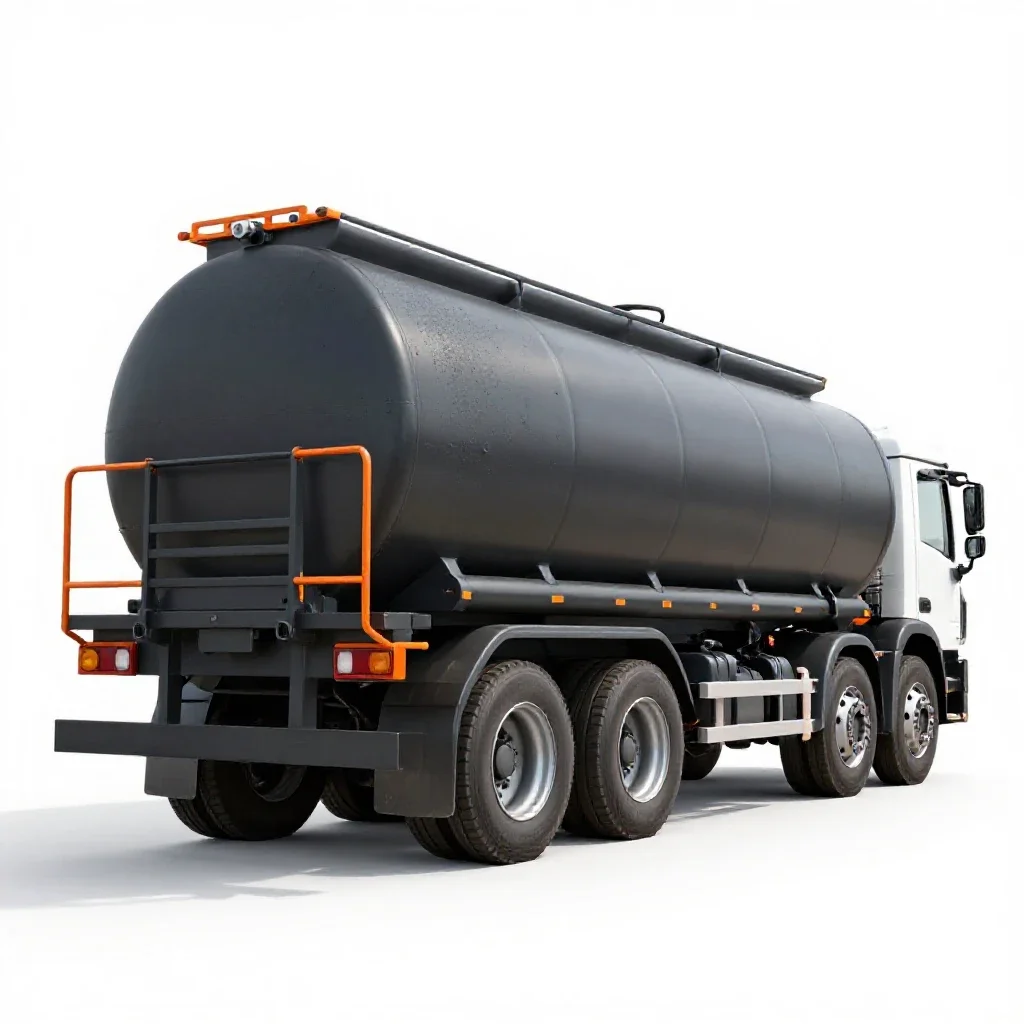 Tank car isolated on a white background