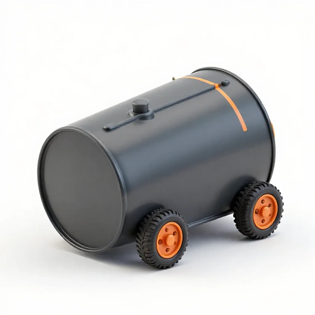 Tin can isolated on a white background