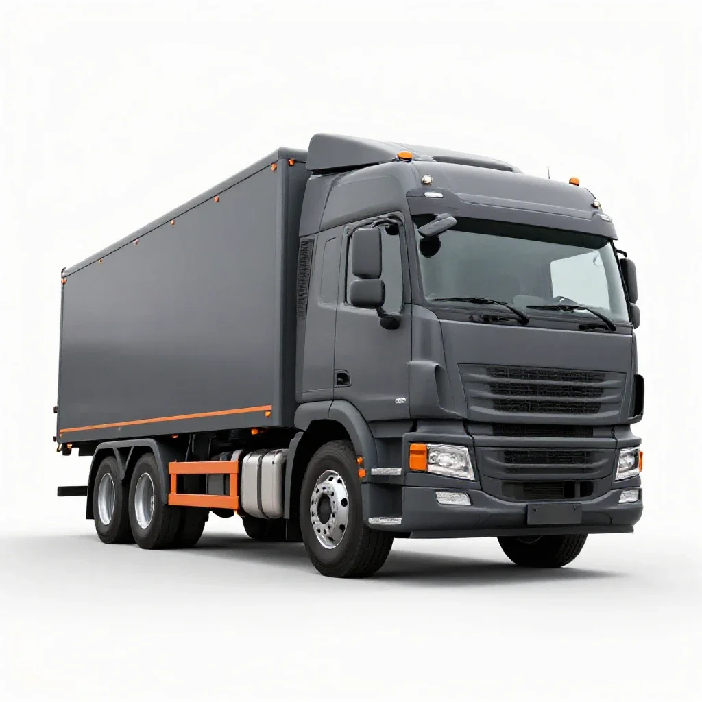 Truck isolated on a white background